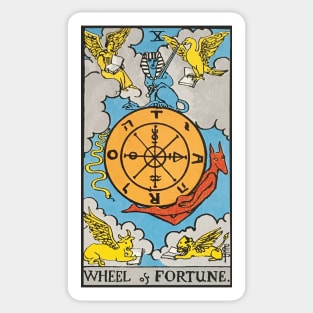 Wheel of Fortune Tarot Sticker